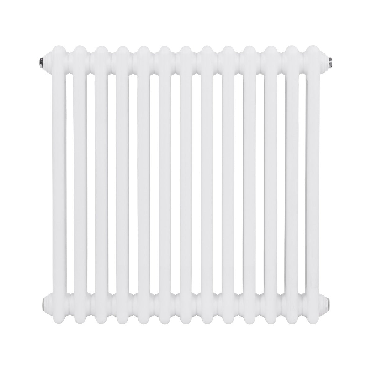Baridi Horizontal Traditional 2 Column Radiator 600 x 607mm – White DH367