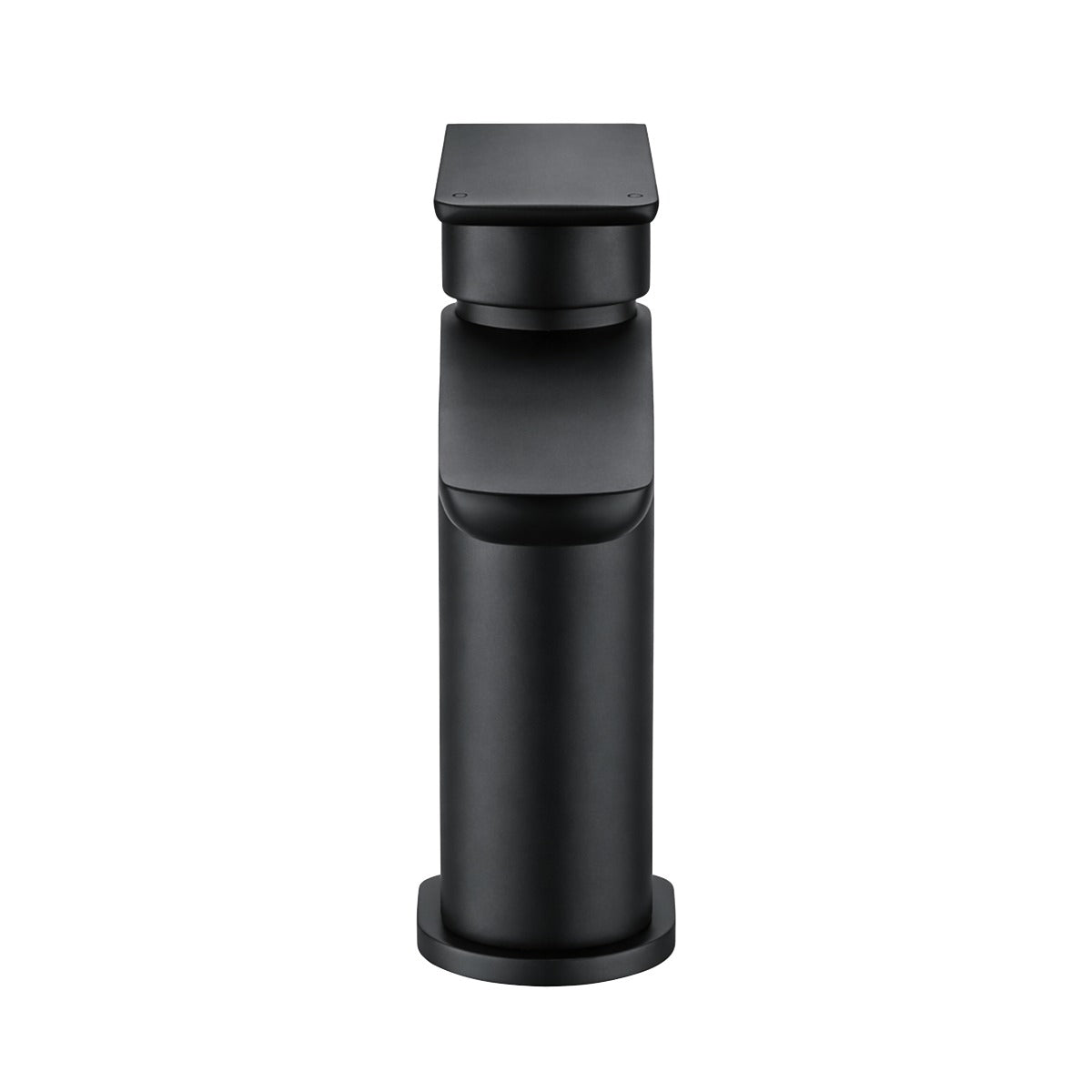 Baridi Basin Mixer Tap with Clicker Waste - Matt Black DH393