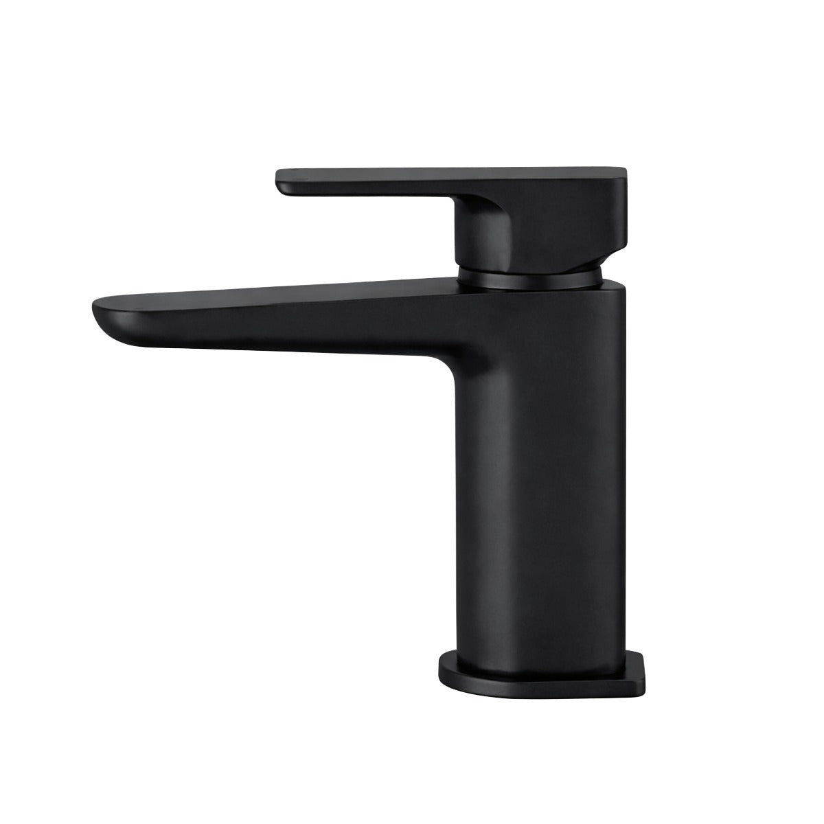 Baridi Basin Mixer Tap with Clicker Waste - Matt Black DH393