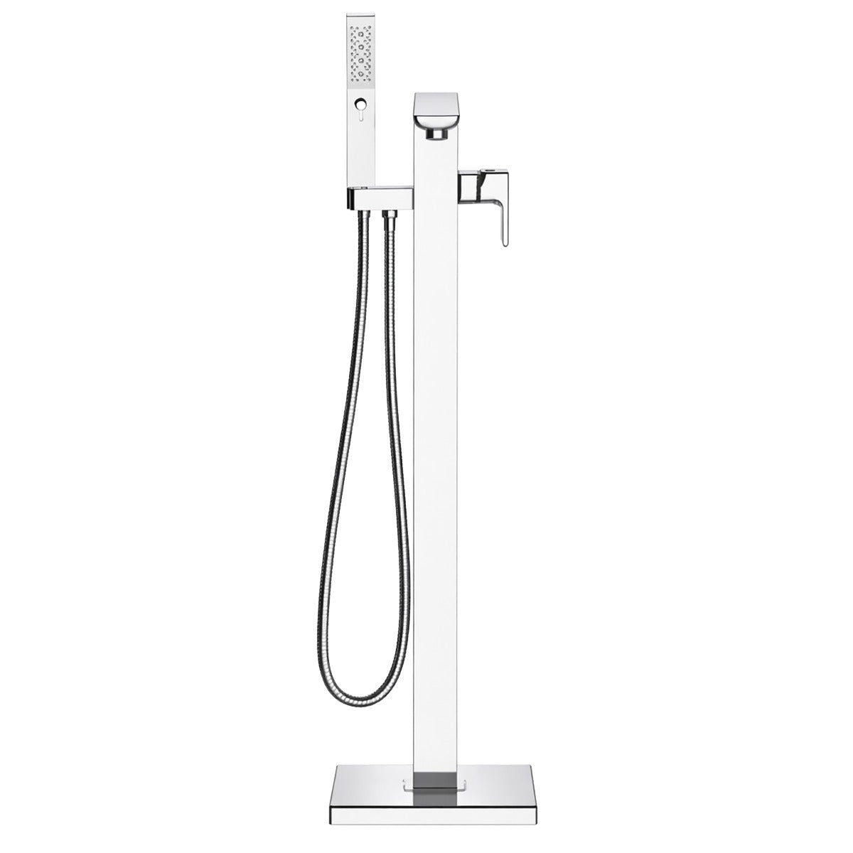 Baridi Freestanding Bath Mixer Tap with Shower - Chrome DH400