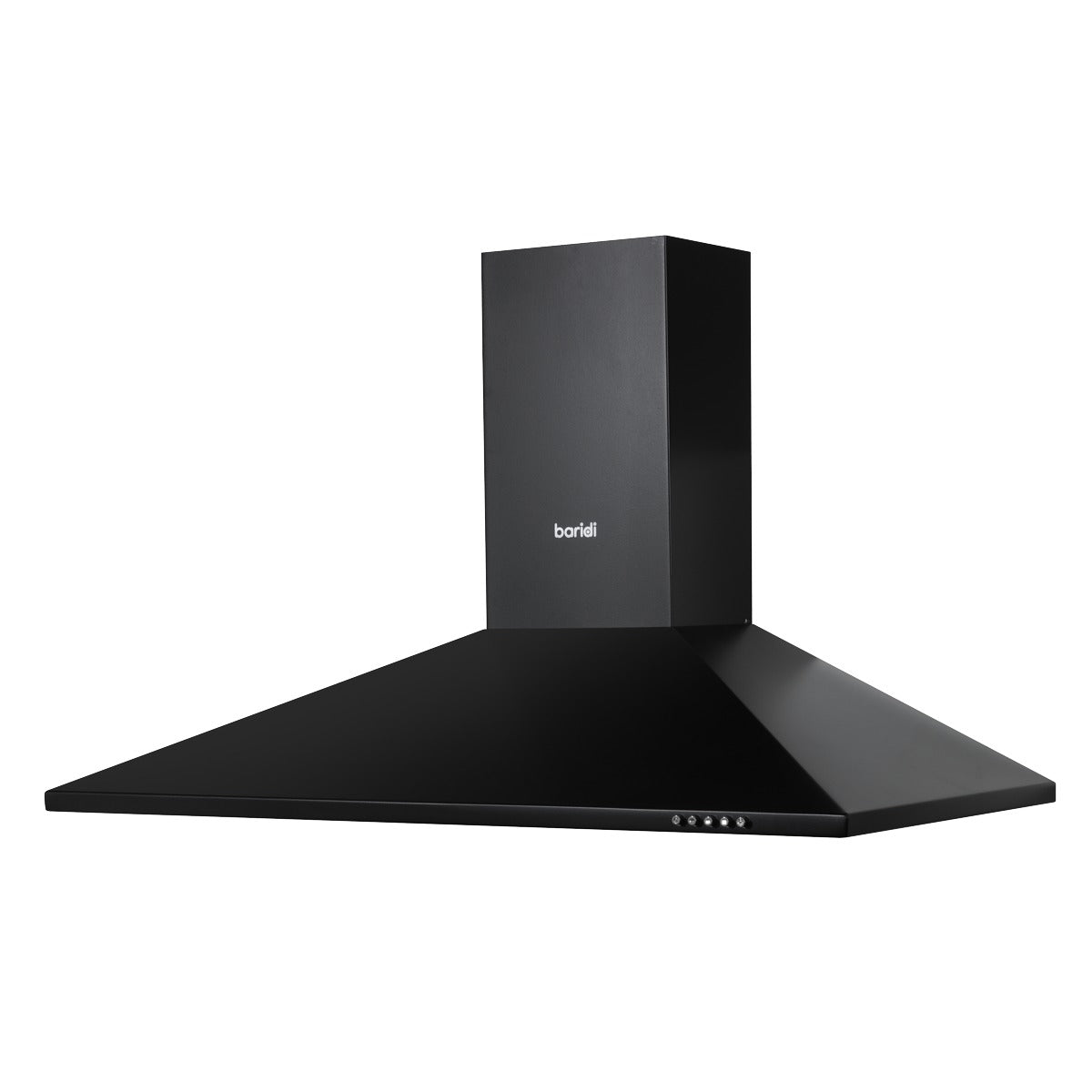 Baridi Cooker Hood, Chimney Style with Carbon Filters 90cm - Black DH59