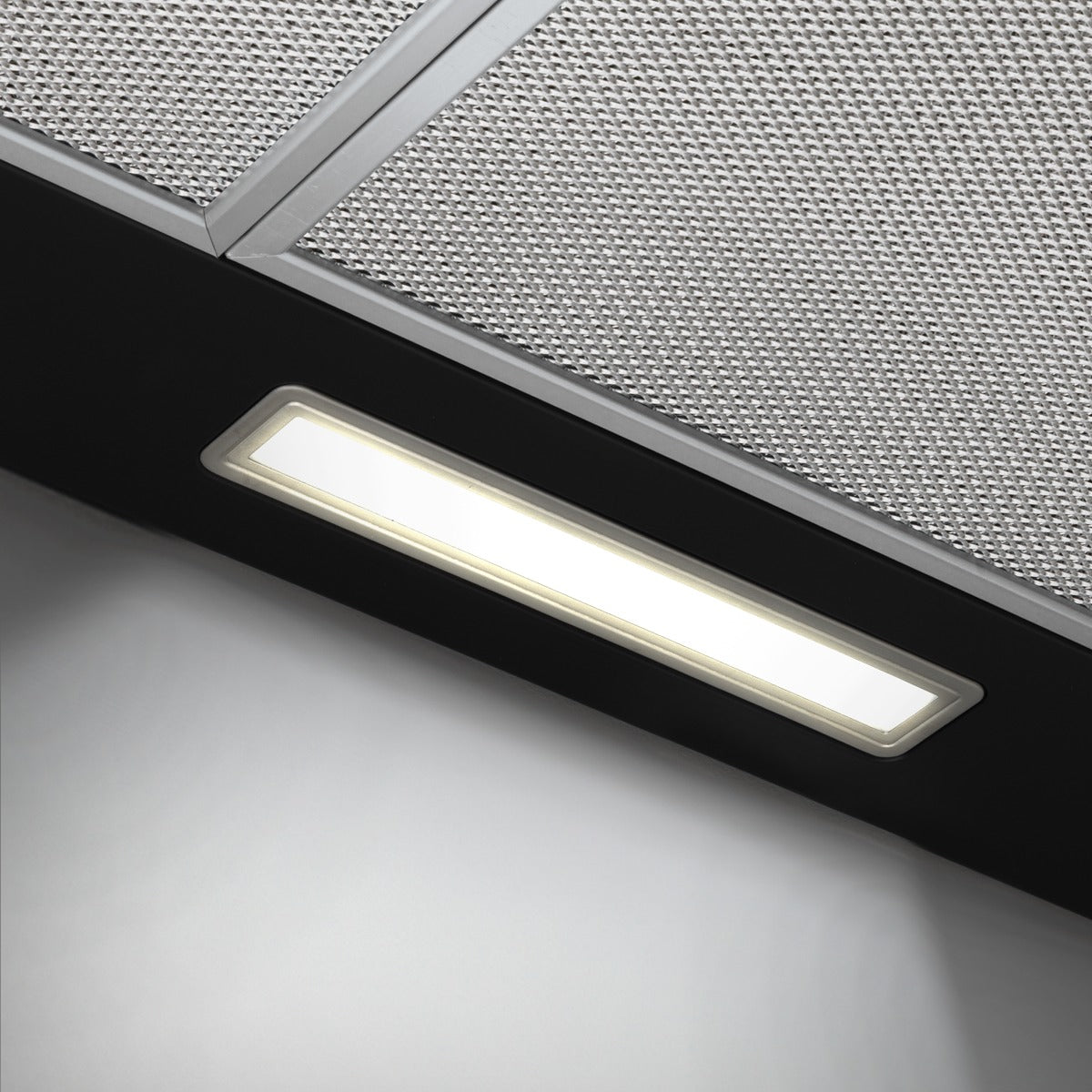 Baridi Cooker Hood, Chimney Style with Carbon Filters 90cm - Black DH59