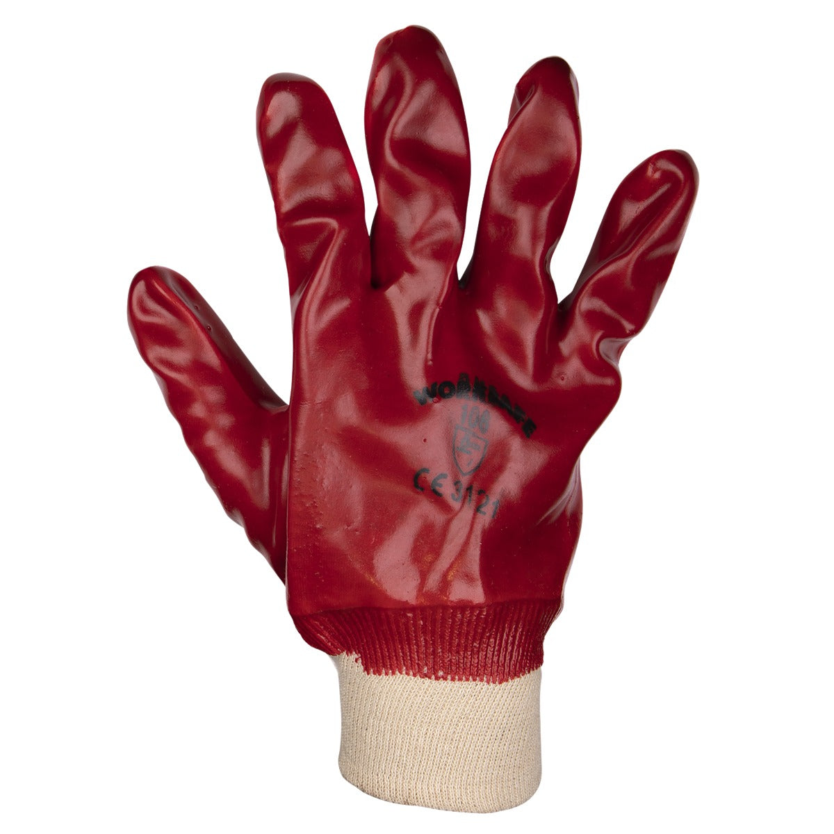 Worksafe PVC Knit Wrist Gloves, X-Large - Pack of 12 Pairs 9106XL/12