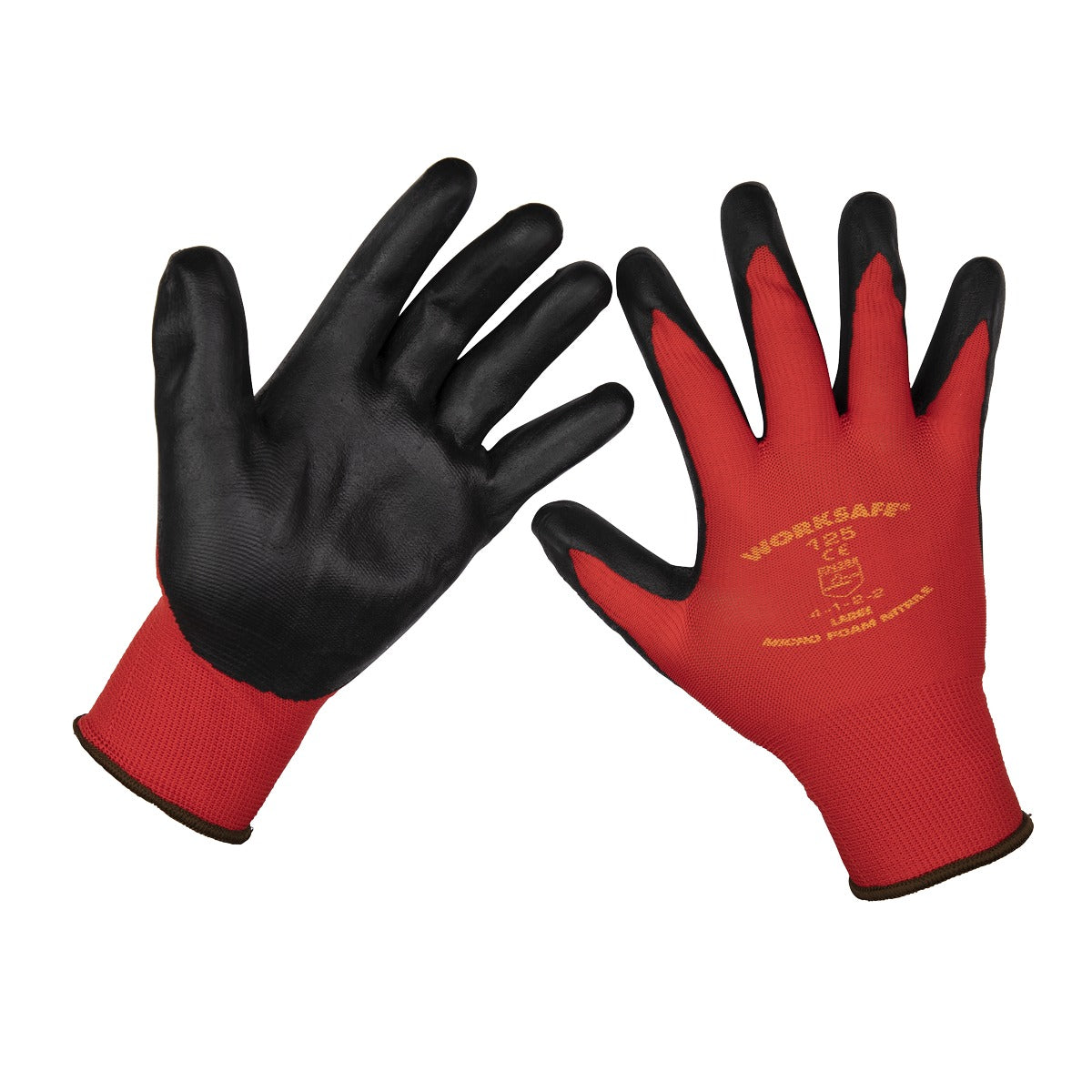 Worksafe Nitrile Foam Gloves, Large - Pack of 12 Pairs 9125L/12