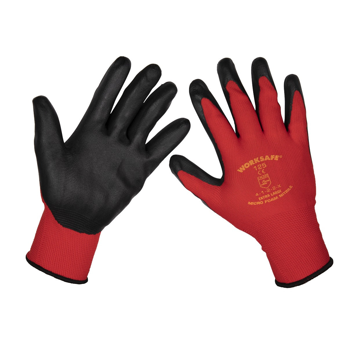 Worksafe Nitrile Foam Gloves, X-Large - Pack of 12 Pairs 9125XL/12
