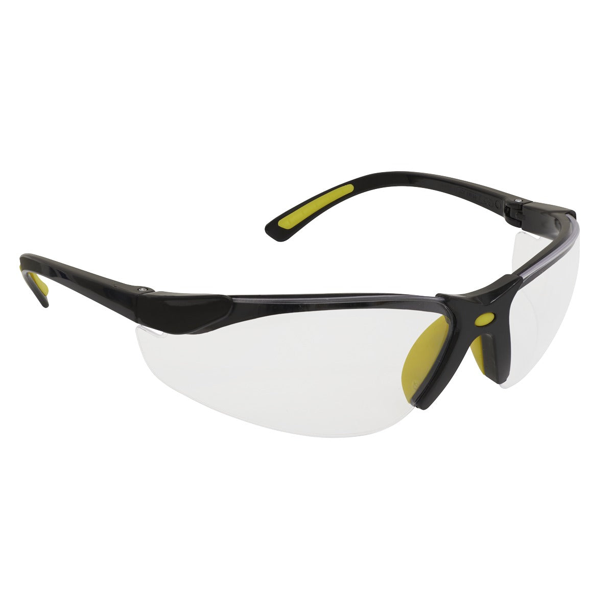 Worksafe Zante Style Clear Safety Glasses with Flexi Arms 9213
