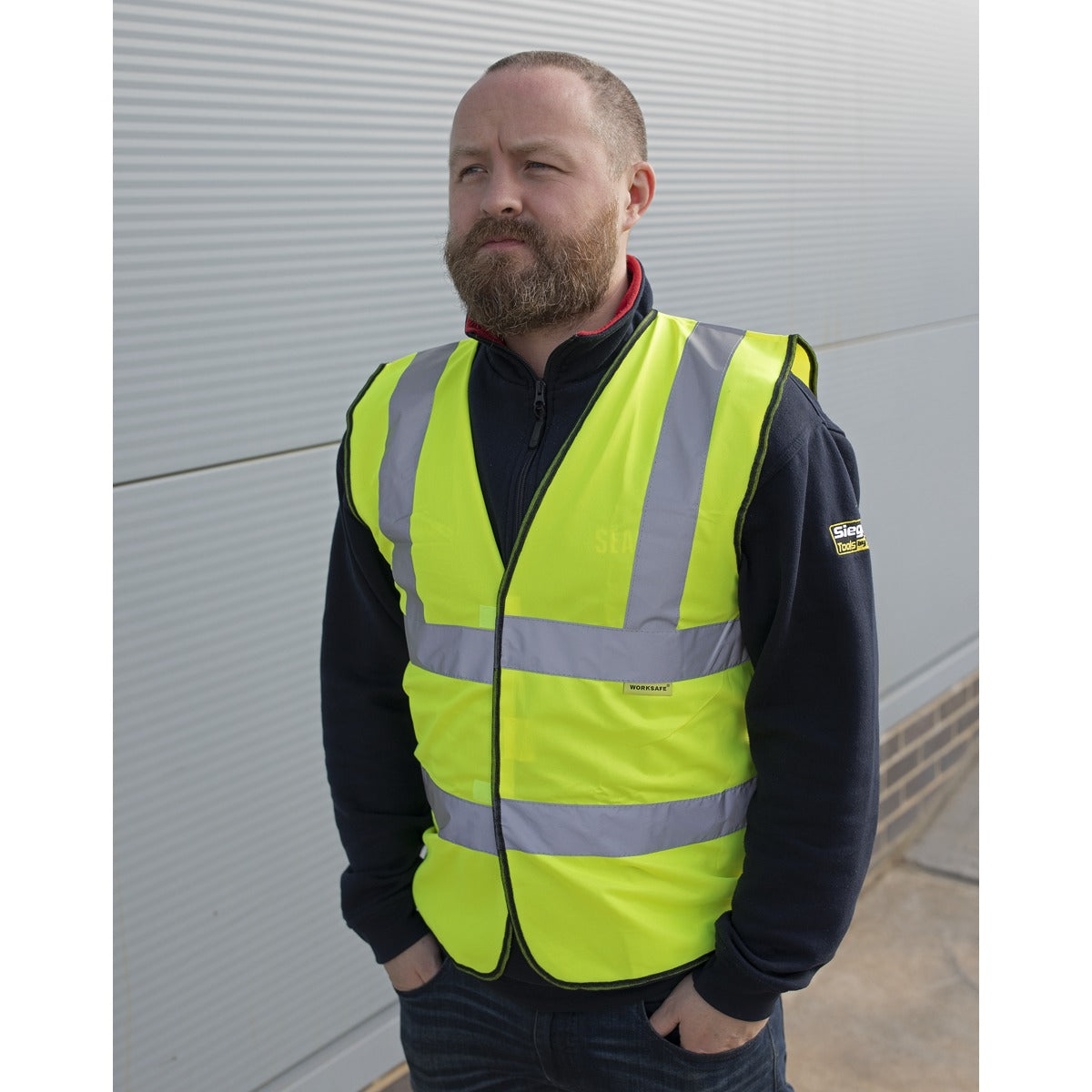 Worksafe Hi-Vis Yellow Waistcoat - Medium 9804M