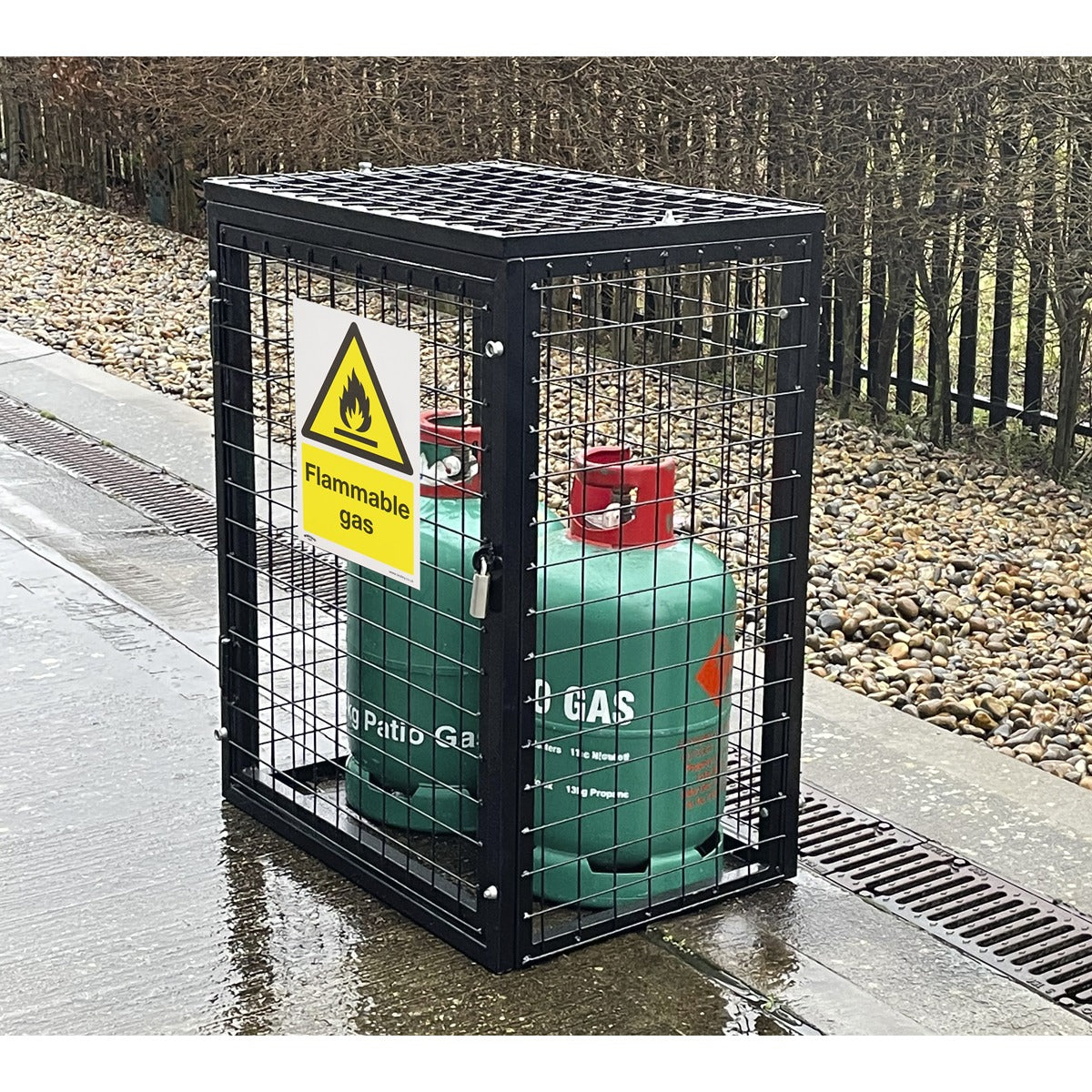 Worksafe Flammable Gas Safety Sign - Rigid Plastic SS59P1
