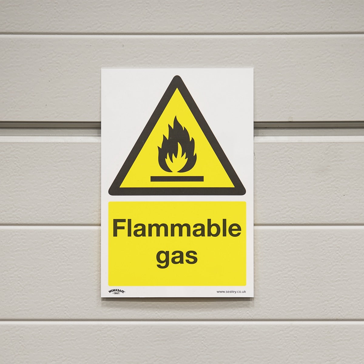 Worksafe Flammable Gas Safety Sign - Rigid Plastic SS59P1