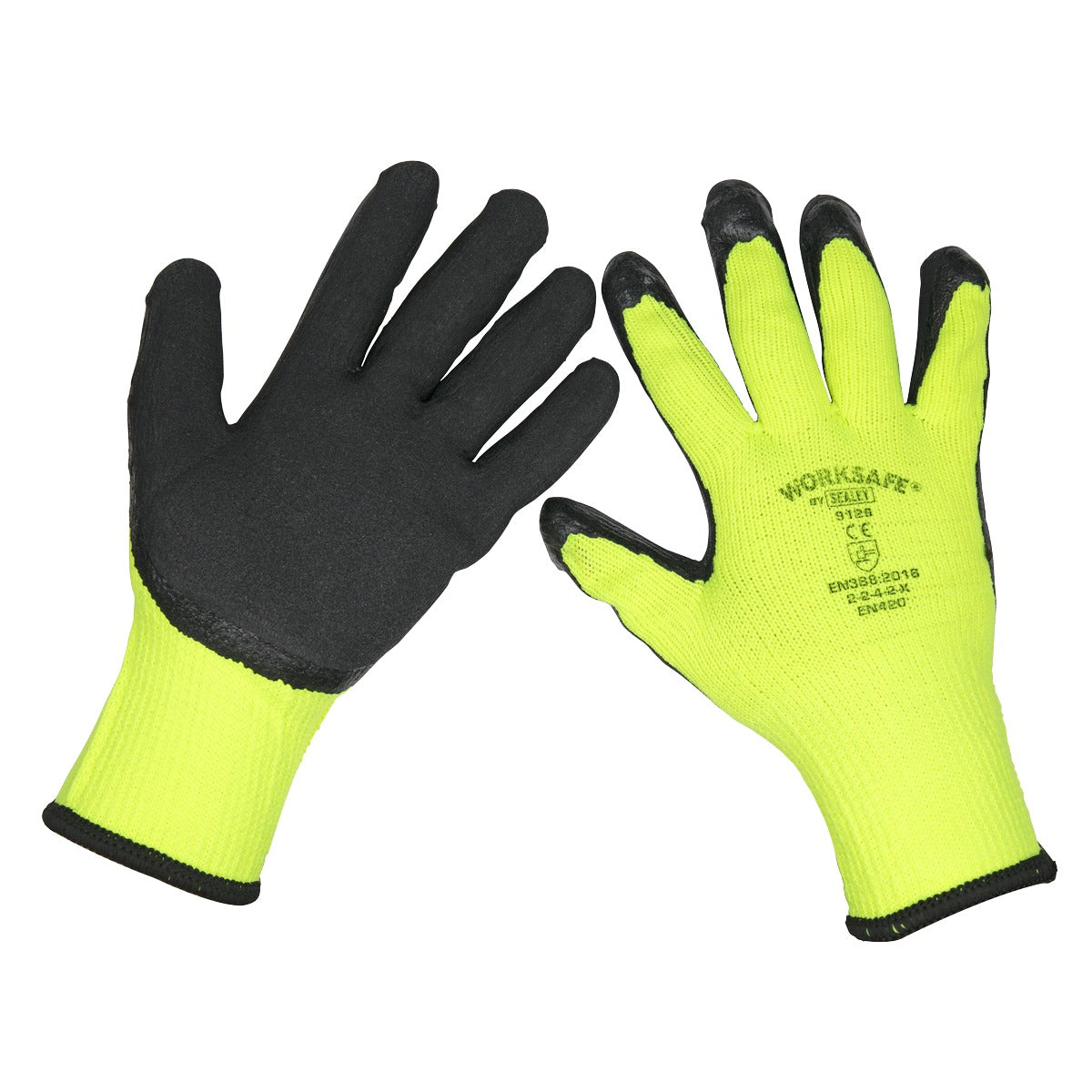 Worksafe Thermal Super Grip Gloves, Large - Pack of 6 Pairs TSP126/6