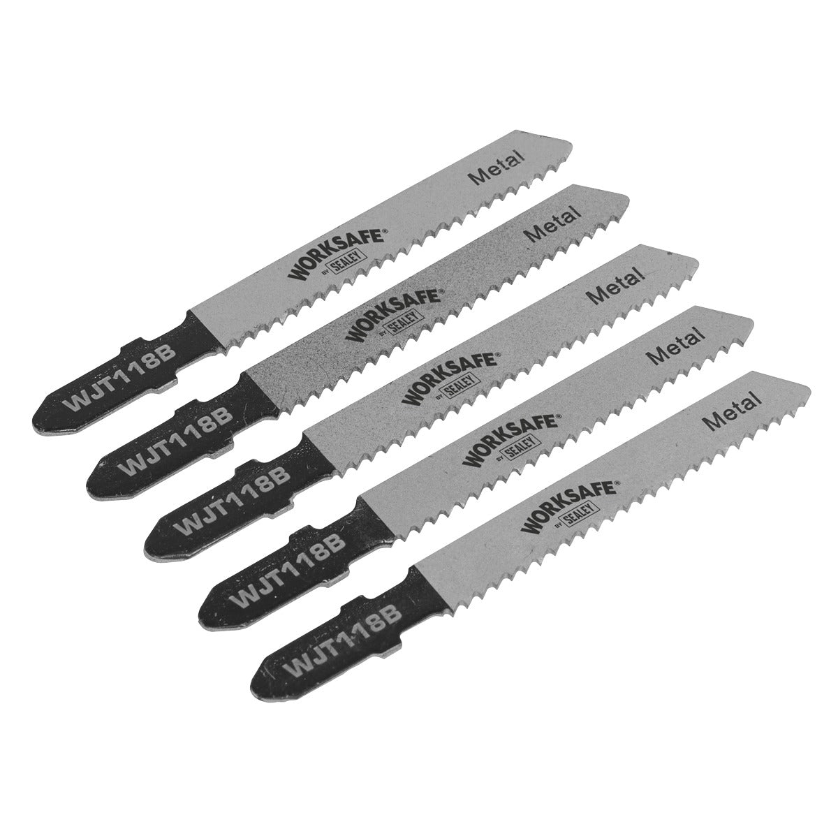 Worksafe Jigsaw Blade for Metal 55mm 12tpi - Pack of 5 WJT118B