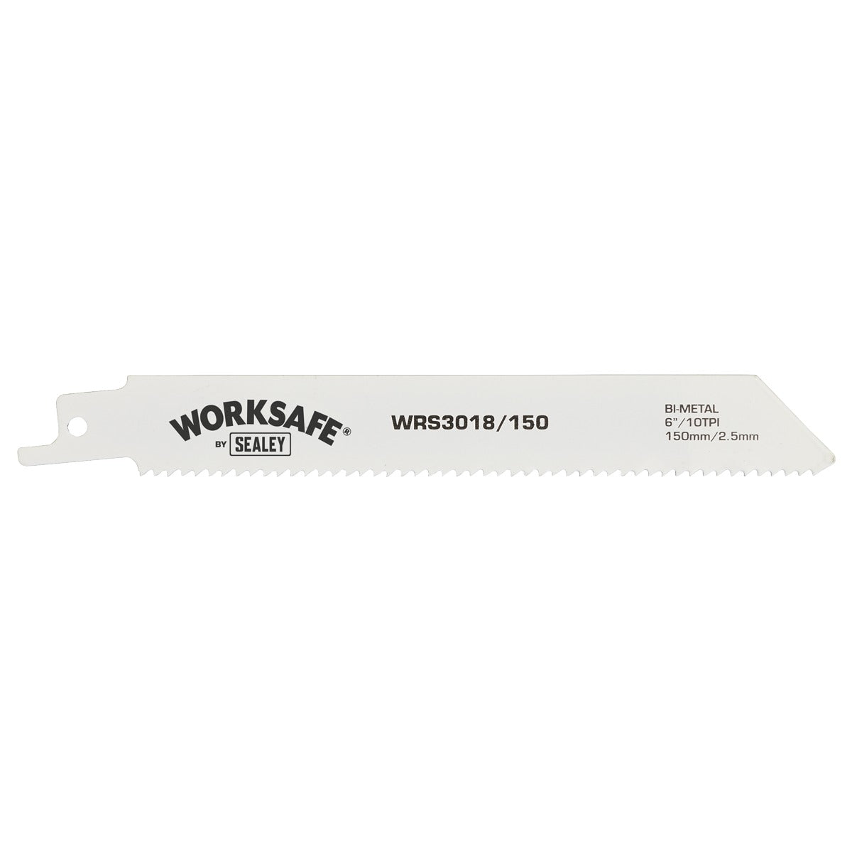 Worksafe Reciprocating Saw Blade 150mm 10tpi - Pack of 5 WRS3018/150