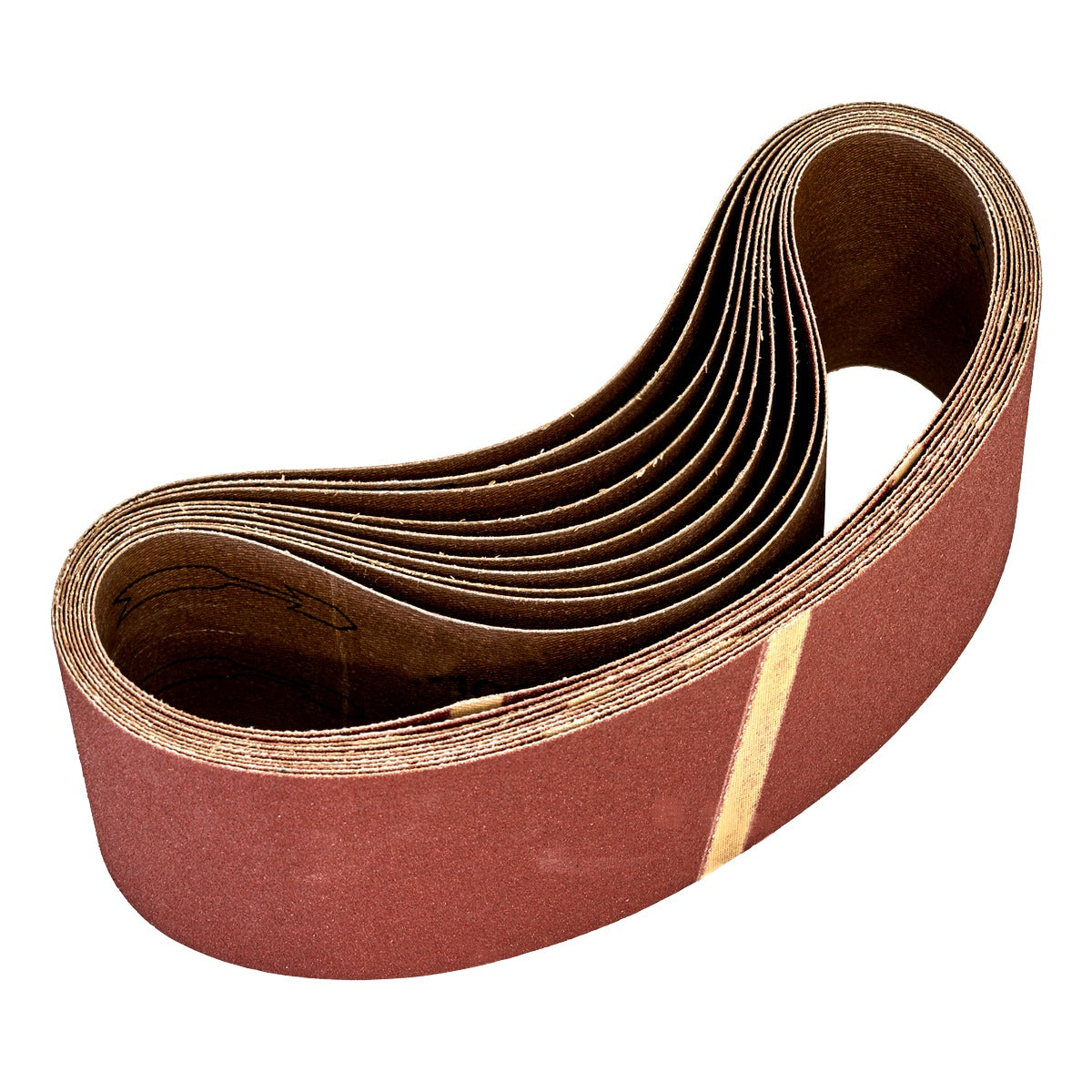 Worksafe 75 x 533mm Sanding Belt 120Grit - Pack of 10 WSB53120