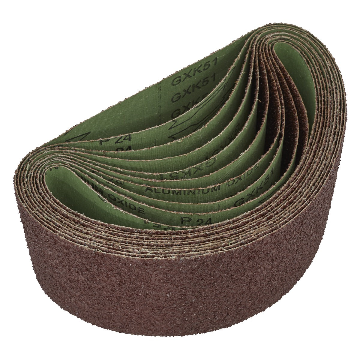 Worksafe 100 x 610mm Sanding Belt 24Grit - Pack of 5 WSB61245