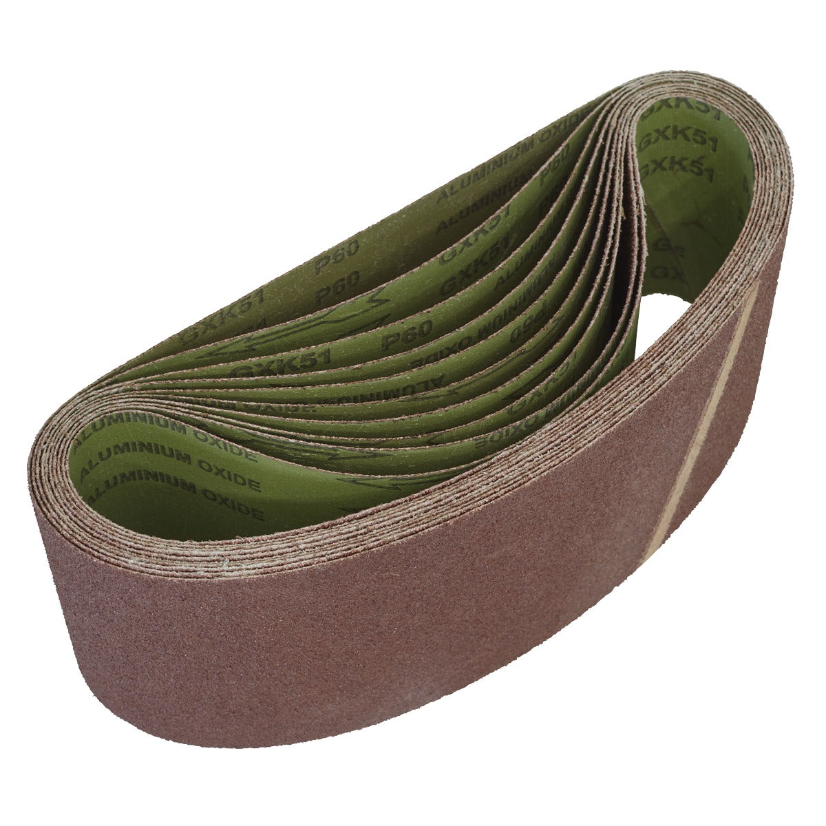 Worksafe 100 x 610mm Sanding Belt 60Grit - Pack of 10 WSB6160