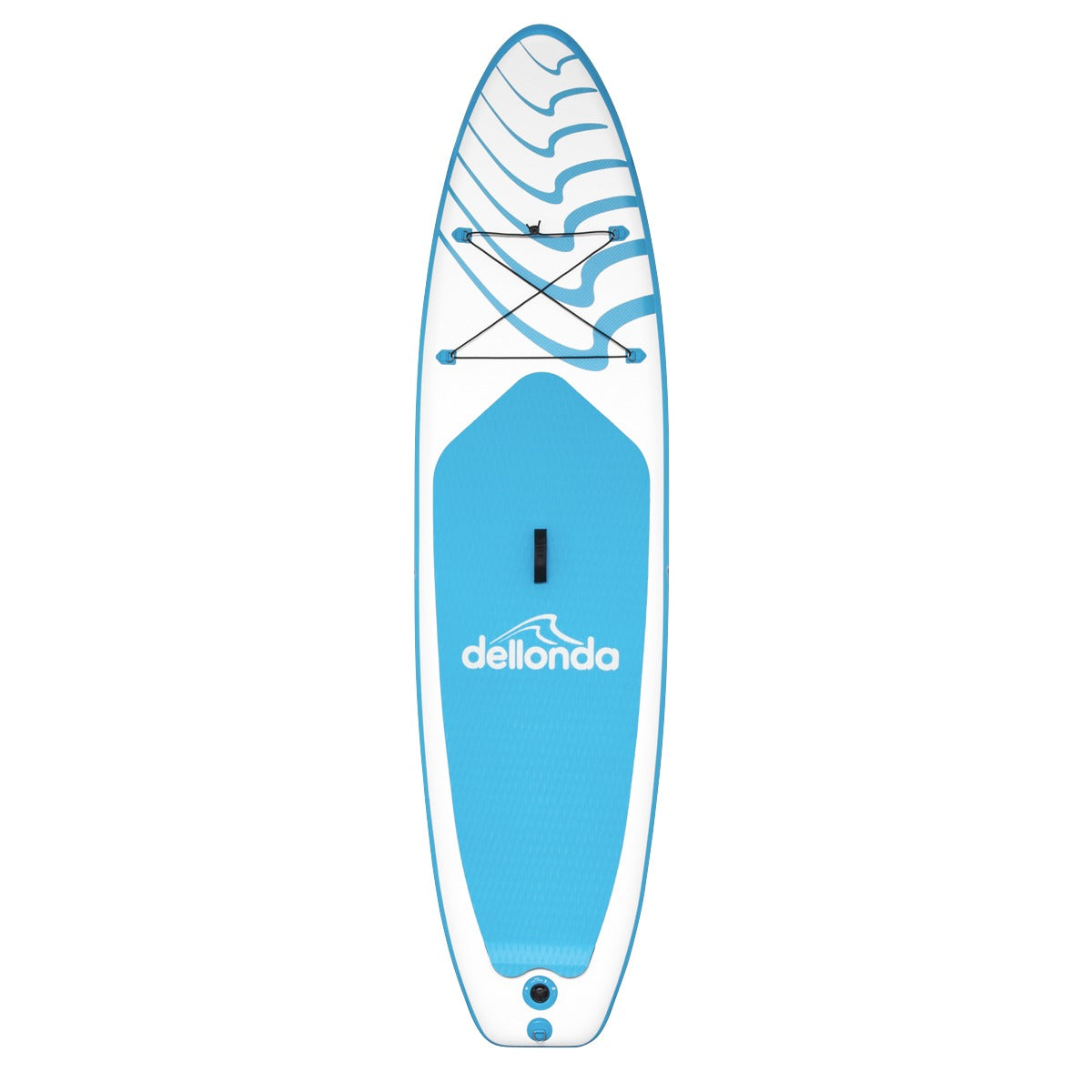 Dellonda Inflatable Stand-Up Paddle Board 10'6" - Light Blue/White DL152