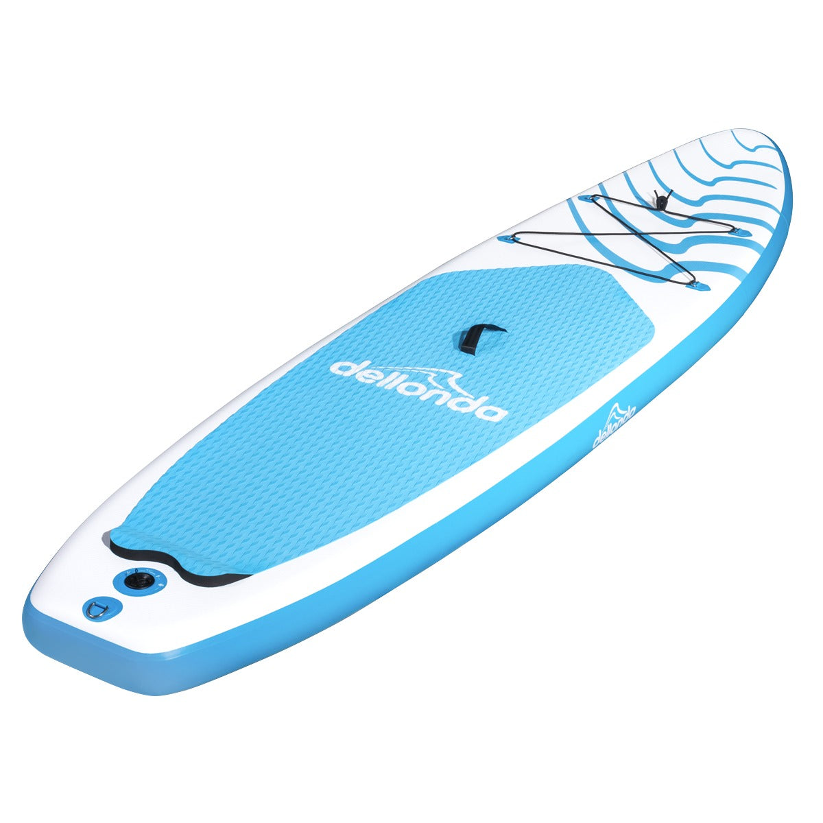 Dellonda Inflatable Stand-Up Paddle Board 10'6" - Light Blue/White DL152