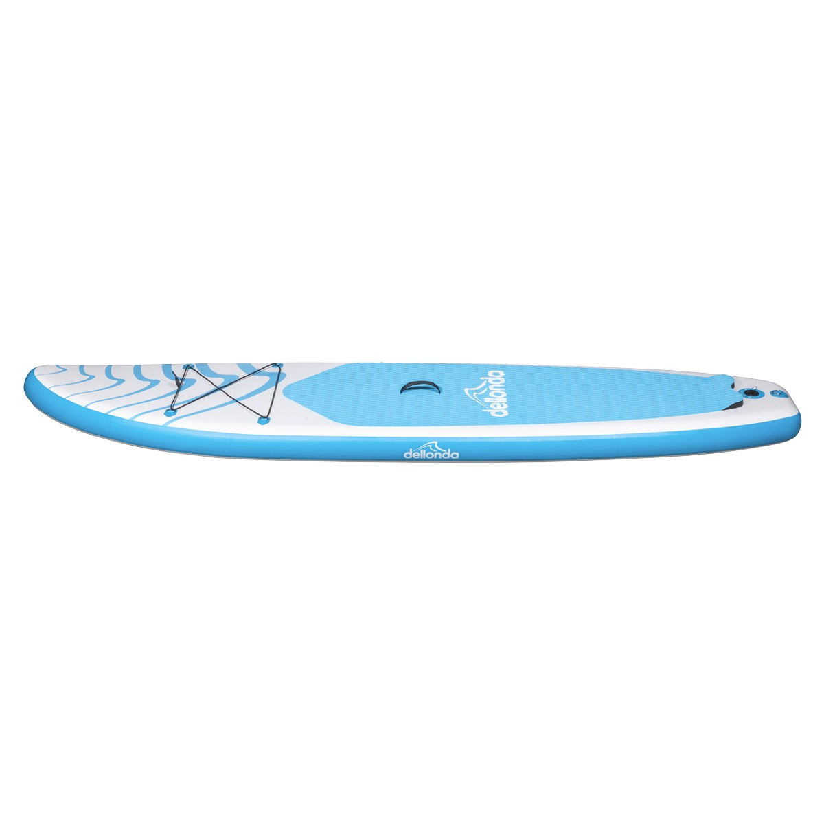Dellonda Inflatable Stand-Up Paddle Board 10'6" - Light Blue/White DL152