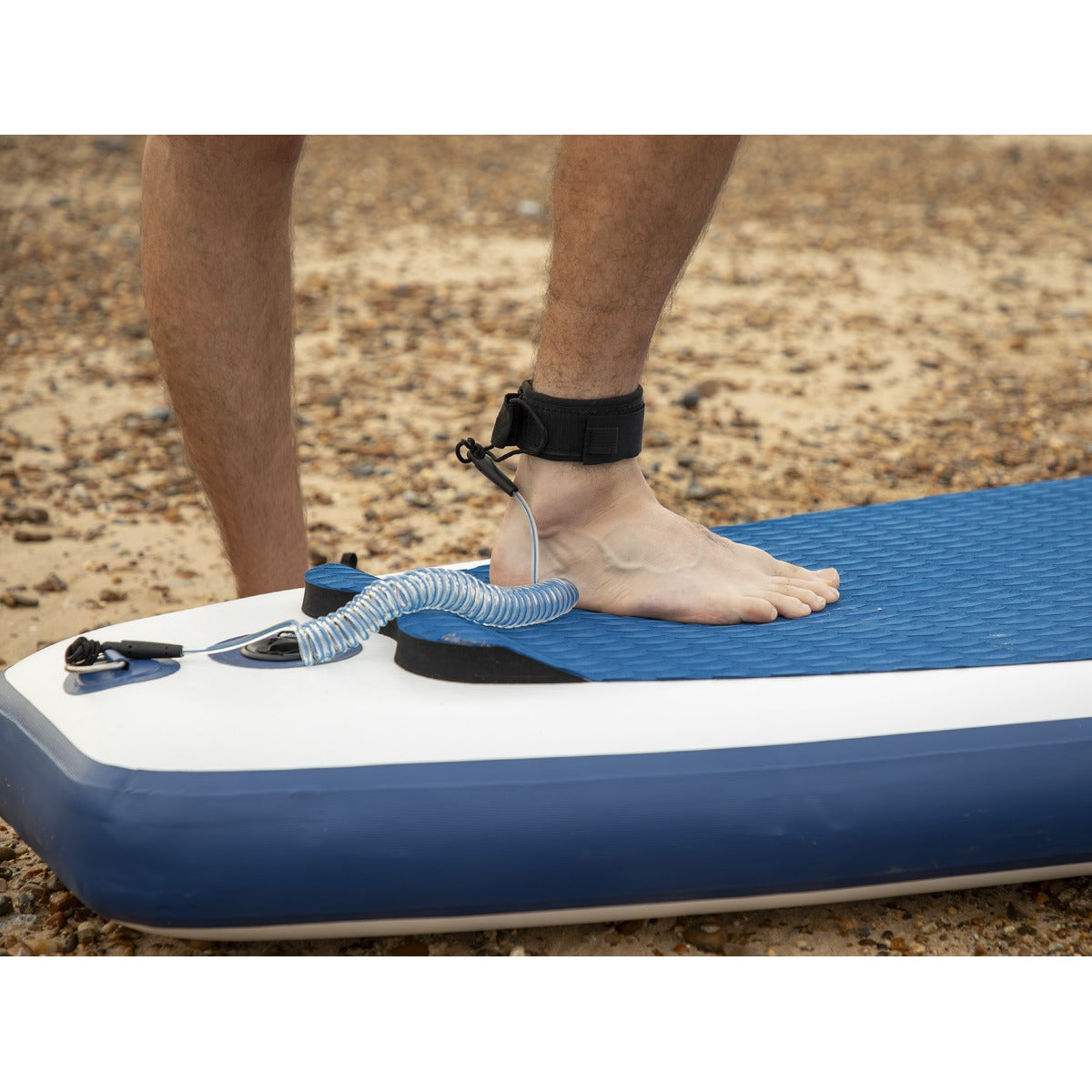 Dellonda Inflatable Stand-Up Paddle Board 10'2" - Dark Blue/White DL153