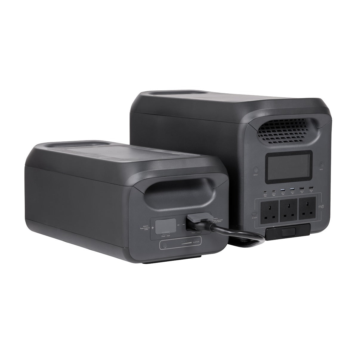 Dellonda Portable Power Station 3000W & Battery Expansion Pack 2560Wh DL182