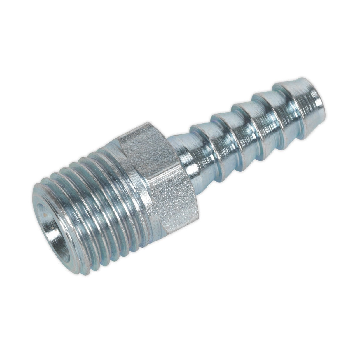 PCL Screwed Tailpiece Male 1/4"BSPT - 1/4" Hose - Pack of 5 AC08