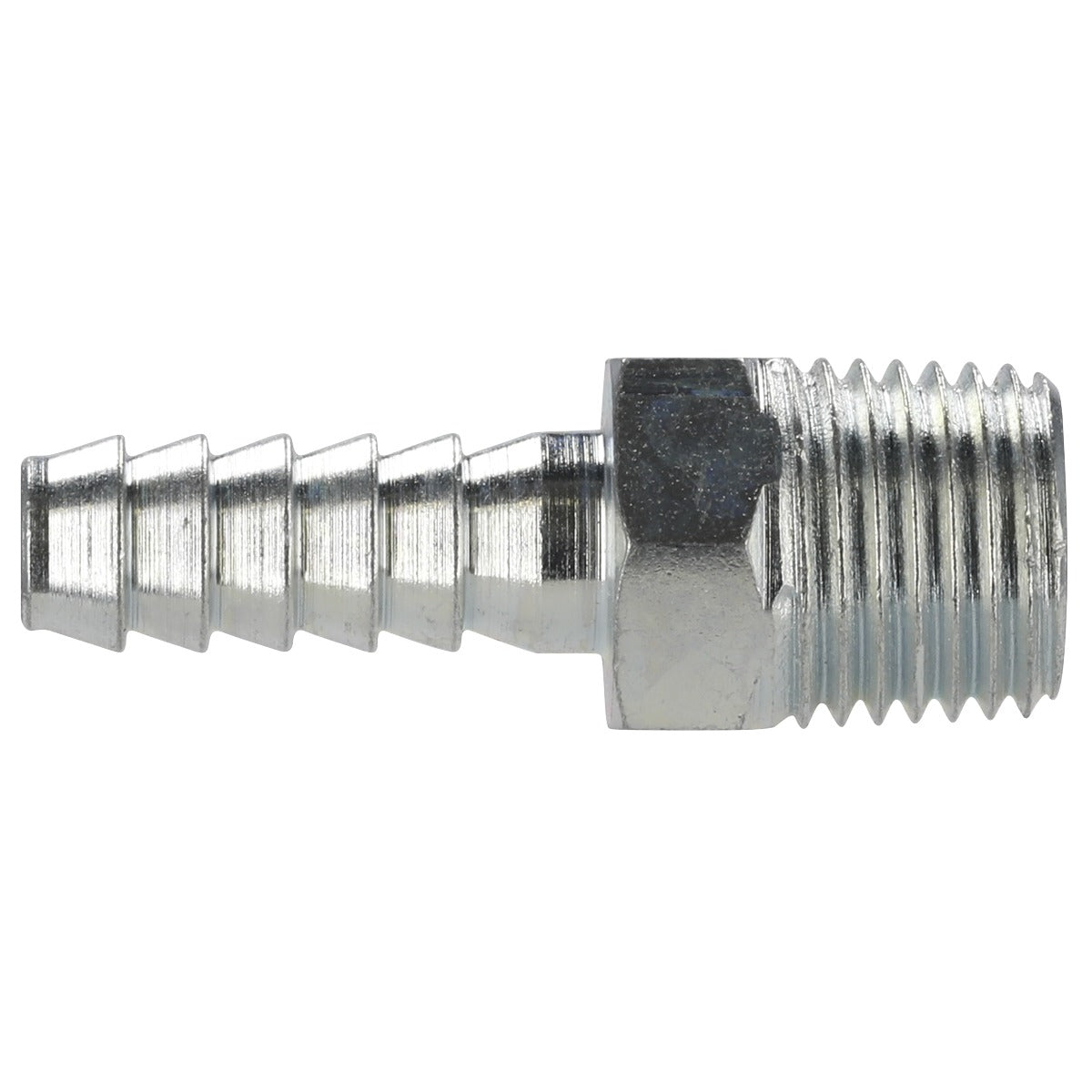 PCL Screwed Tailpiece Male 1/4"BSPT - 1/4" Hose - Pack of 5 AC08