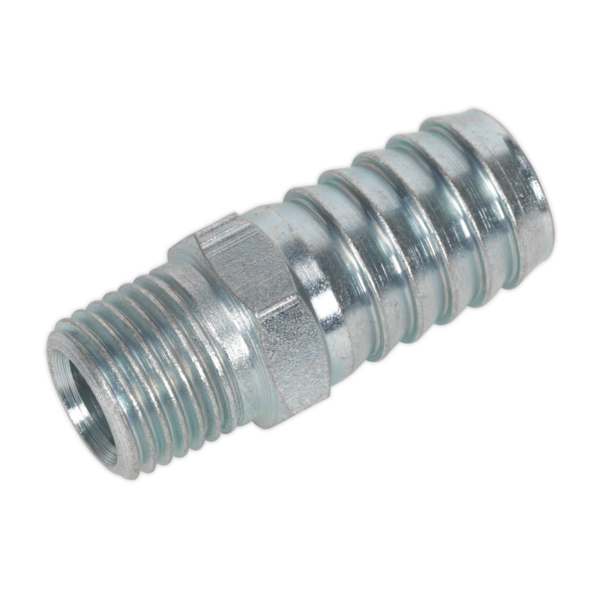PCL Screwed Tailpiece Male 1/4"BSPT - 1/2" Hose - Pack of 5 AC40