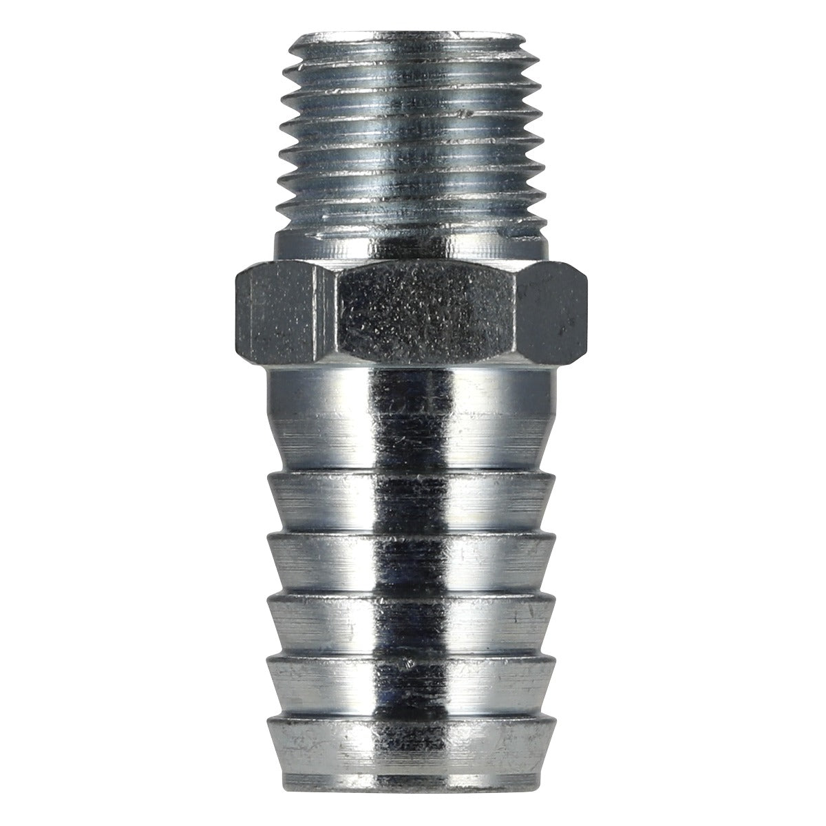 PCL Screwed Tailpiece Male 1/4"BSPT - 1/2" Hose - Pack of 5 AC40