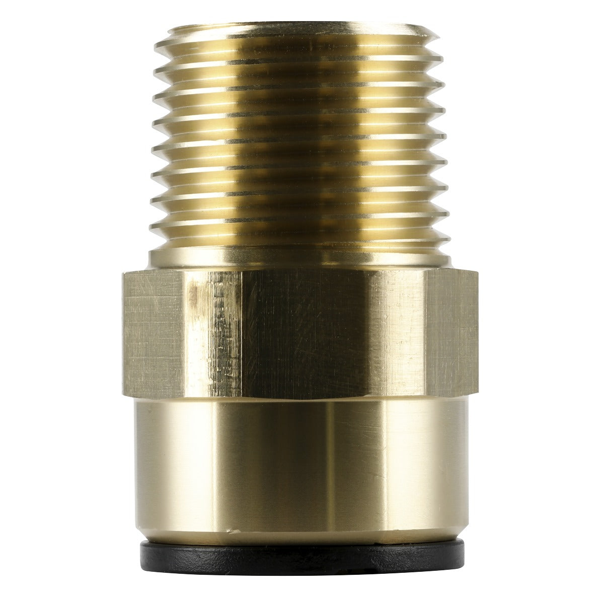 John Guest Brass Straight Adaptor 15mm x 1/2"BSPT CAS15BSA