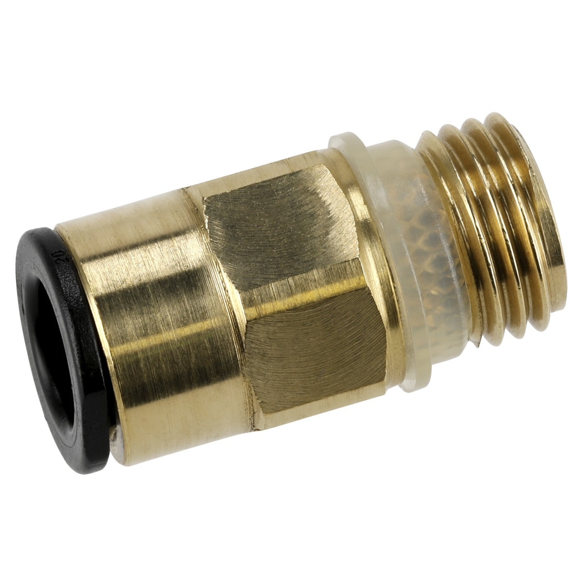 John Guest Brass SuperThread Straight Adaptor 8mm x 1/4"BSP - Pack of 2 JGBC814