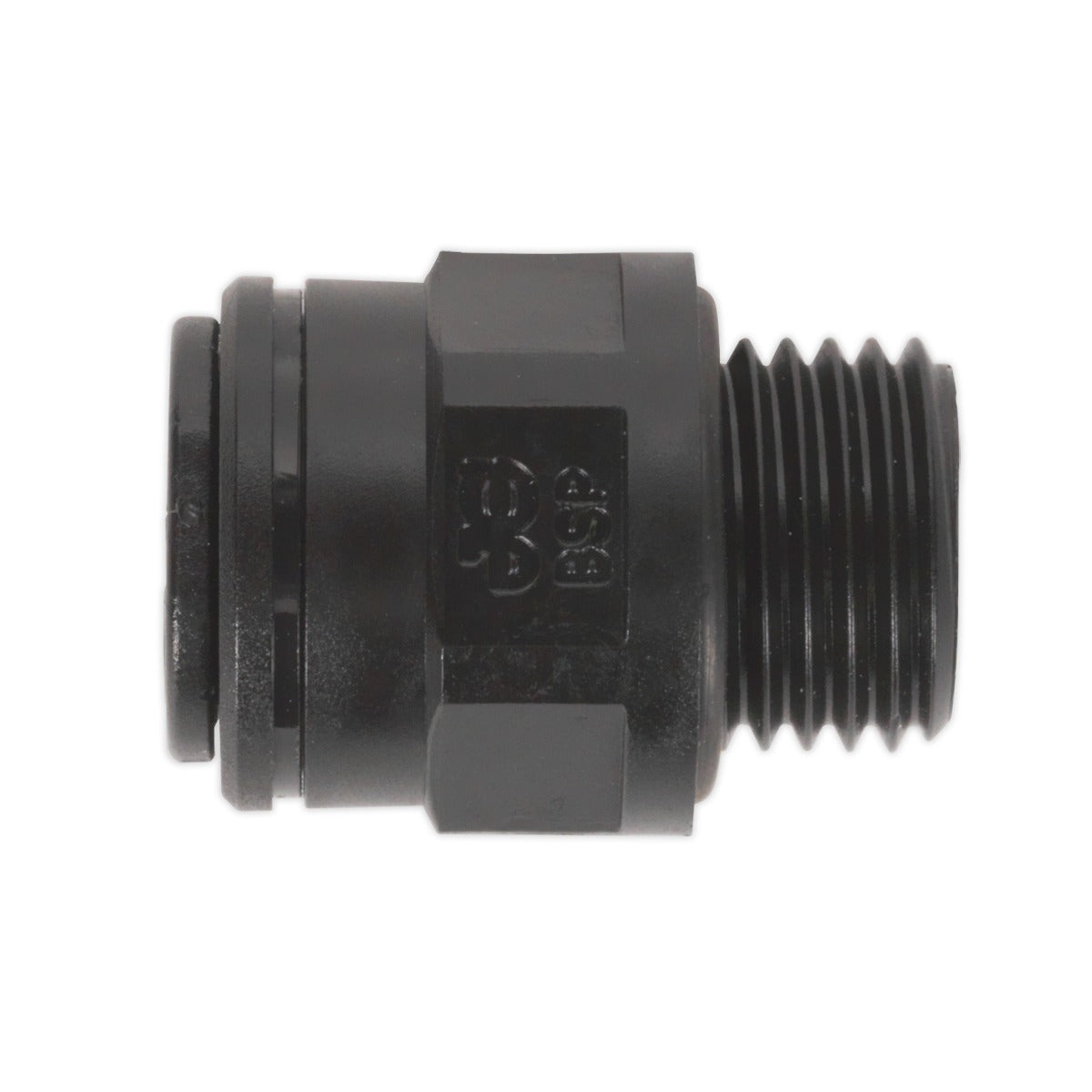 John Guest Straight Adaptor 8mm x 1/4"BSP - Pack of 5 JGC814