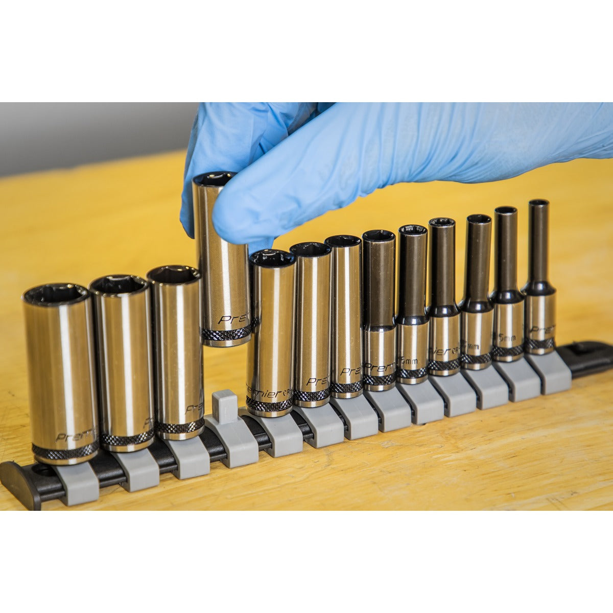 Premier Black Deep Socket Set 1/4"Sq Drive 13pc AK7991