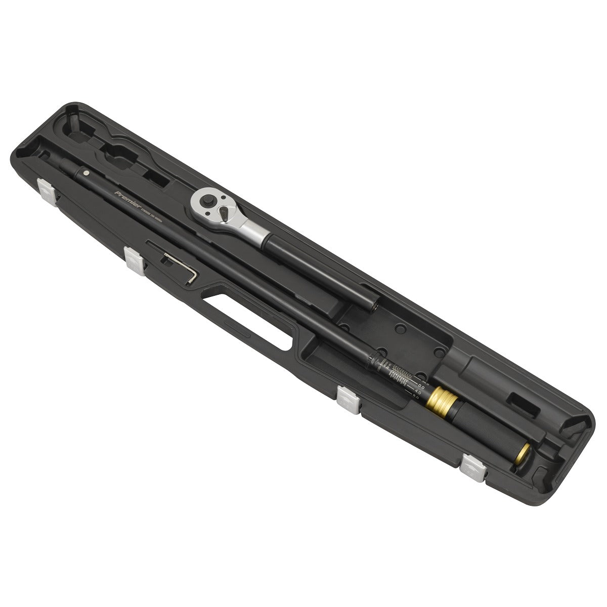 Premier Black Torque Wrench Micrometer 3/4"Sq Drive Calibrated 200-1000Nm STW908B