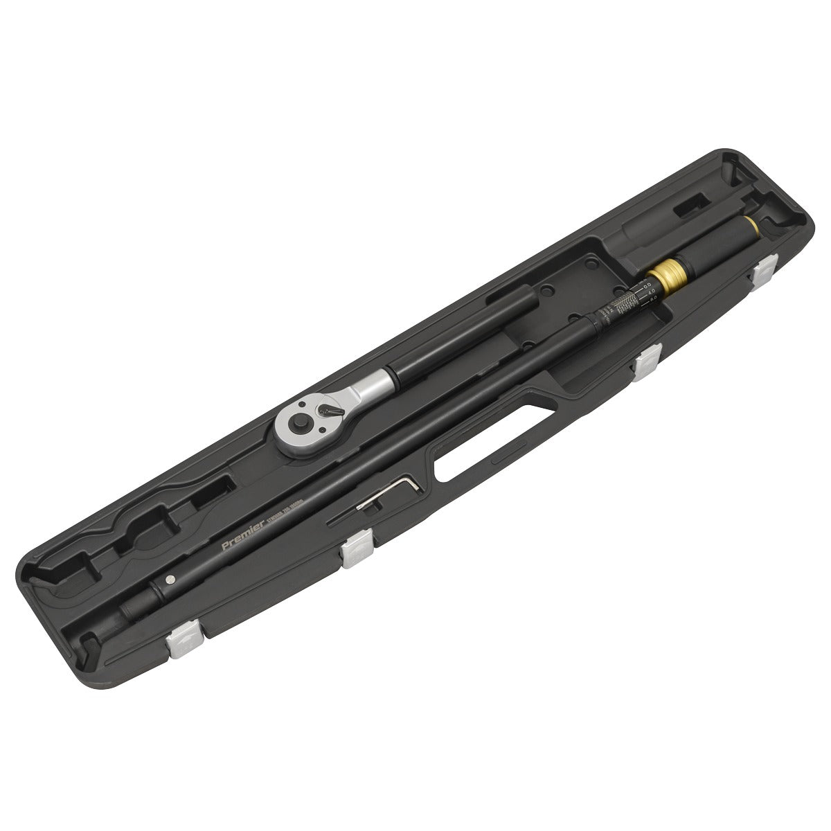 Premier Black Torque Wrench Micrometer 3/4"Sq Drive Calibrated 200-1000Nm STW908B