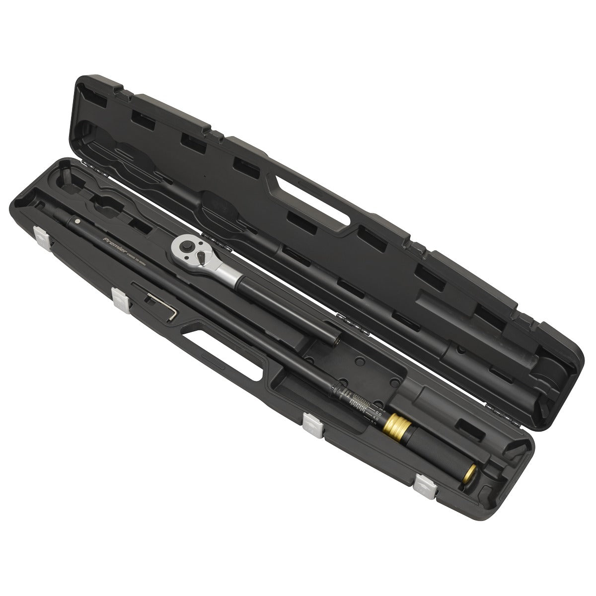 Premier Black Torque Wrench Micrometer 3/4"Sq Drive Calibrated 200-1000Nm STW908B