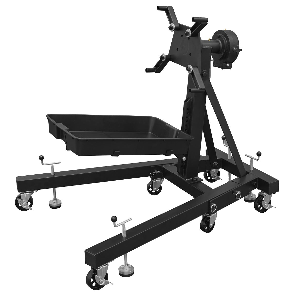 Viking Folding 360º Rotating Engine Stand with Geared Handle & Drain Pan ES680DS