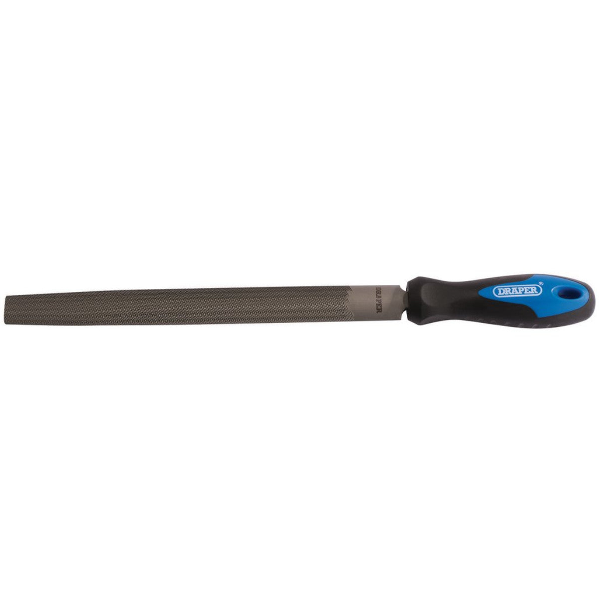 Draper Soft Grip Engineers Half Round File and Handle, 250mm 00010