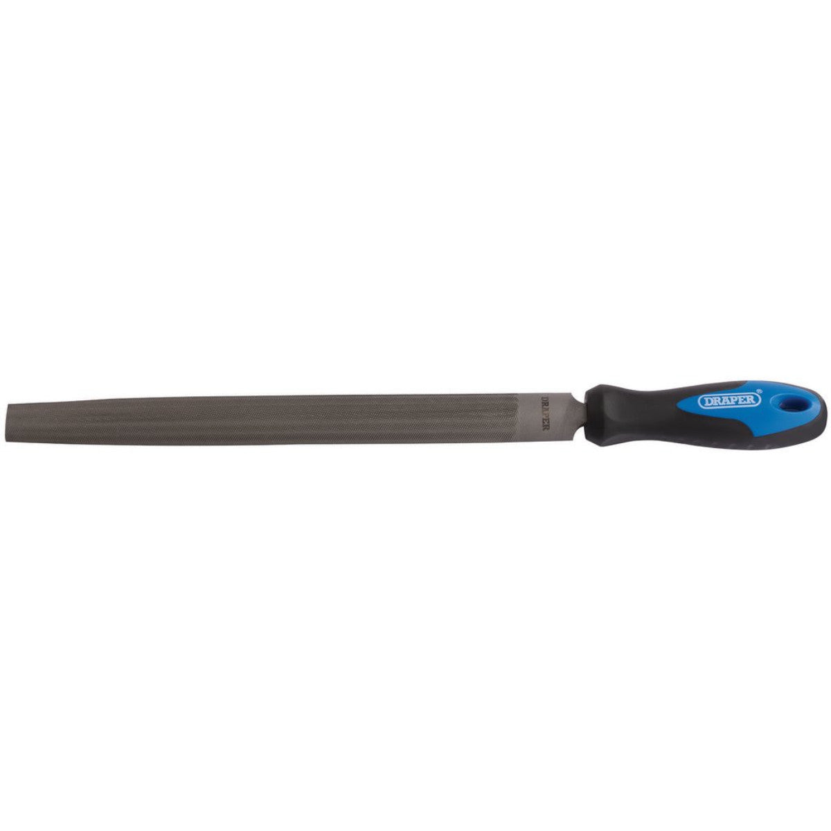 Draper Soft Grip Engineers Half Round File and Handle, 300mm 00011