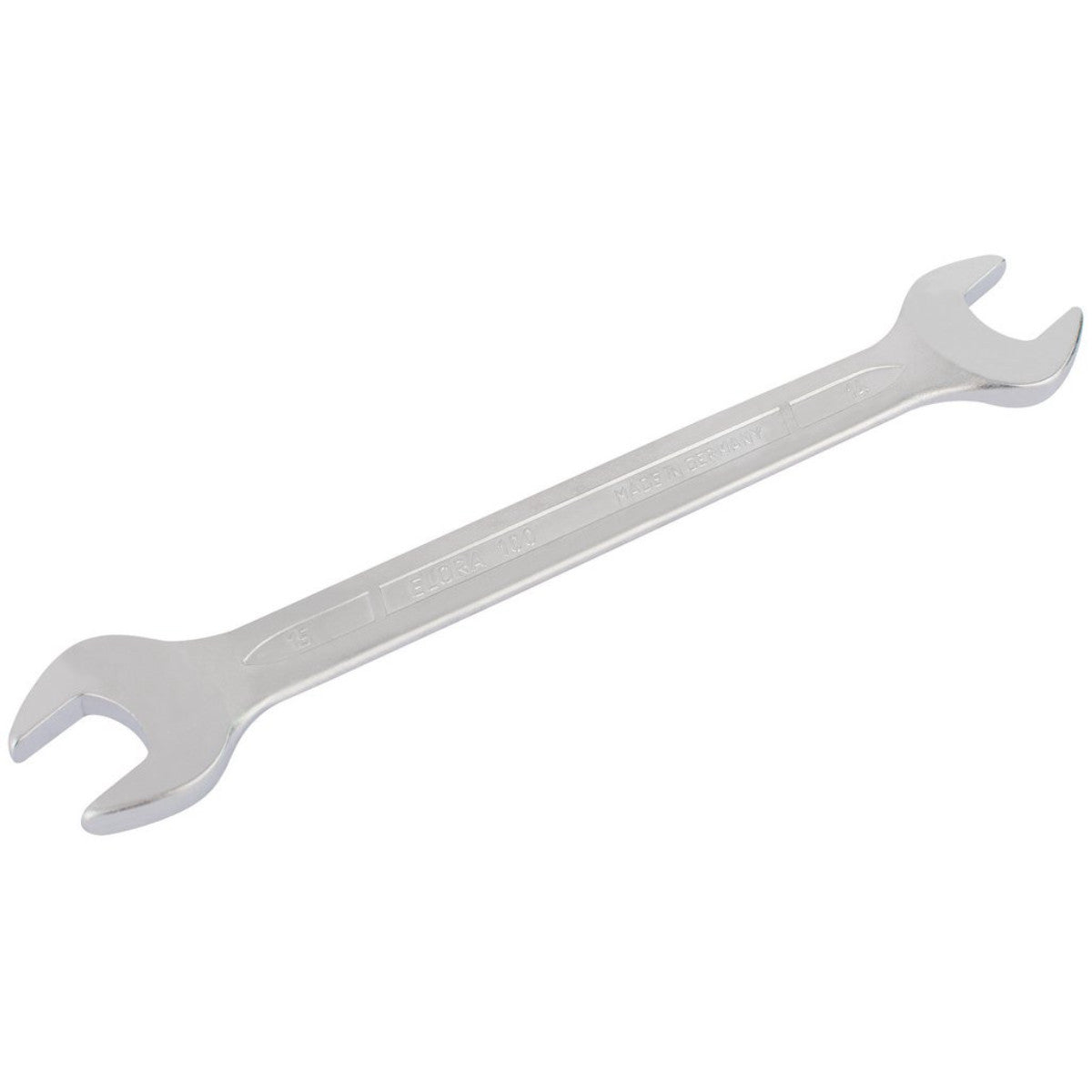 Elora Long Metric Double Open End Spanner, 14 x 15mm 01929