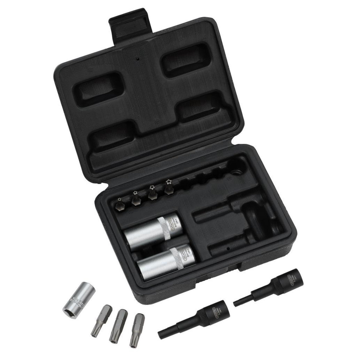 Draper Air Conditioning and ECU Tool Kit, 1/4" Sq. Dr. (12 Piece) 02907