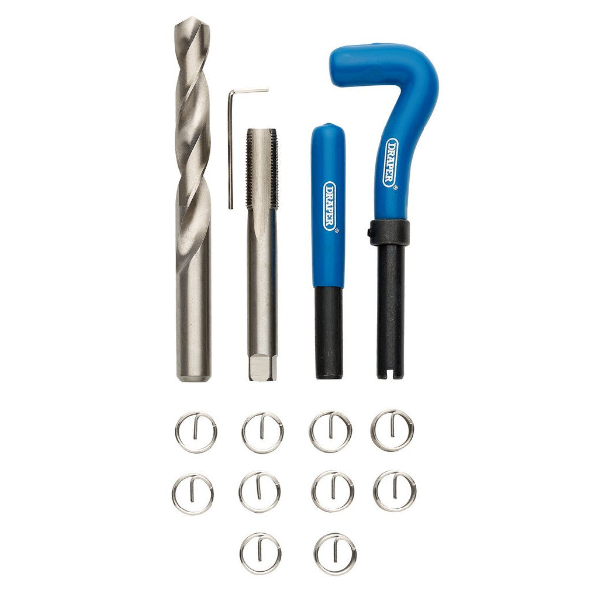 Draper Metric Thread Repair Kit, M14 x 1.25 (15 Piece) 03711