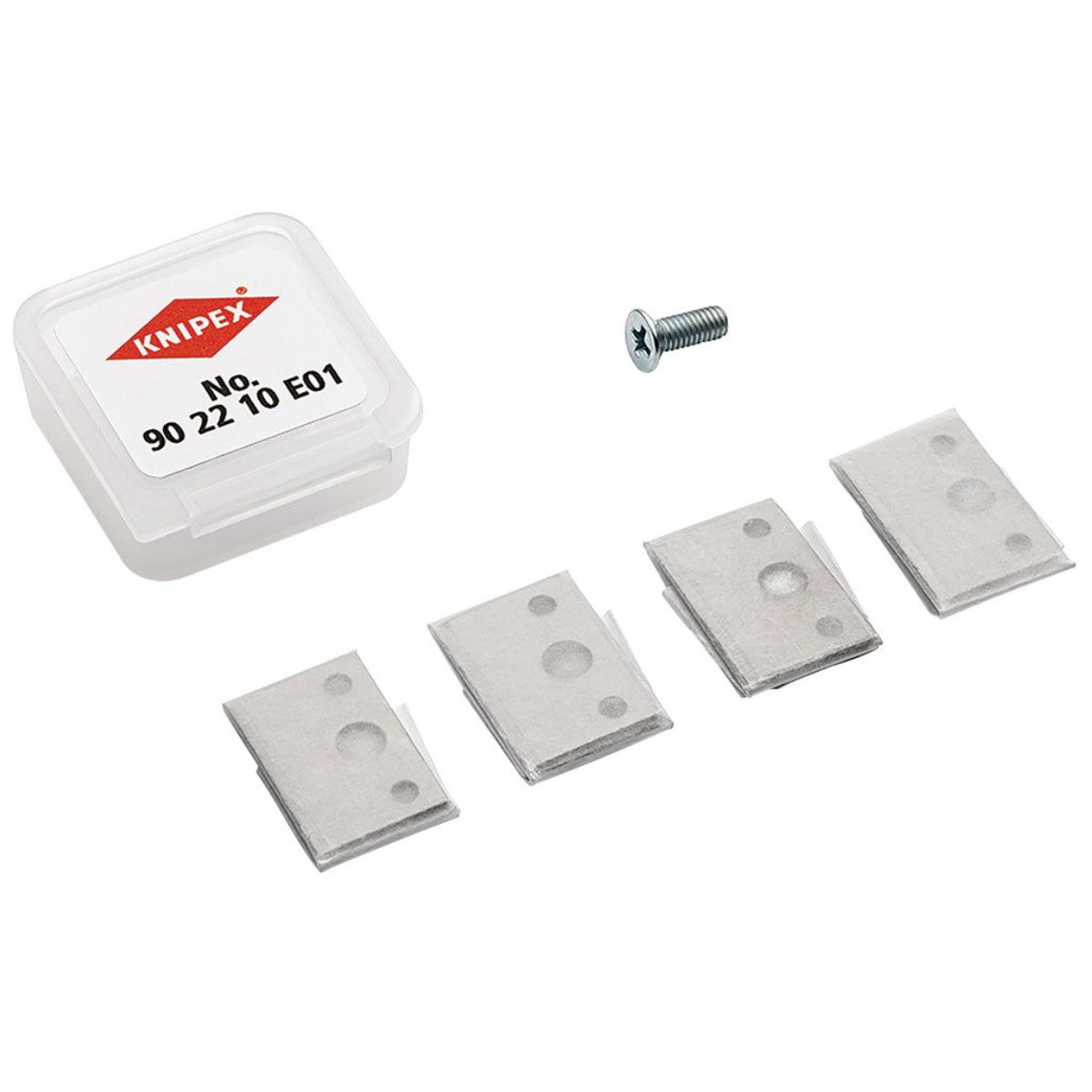 Knipex 90 22 10 E01 Spare Blades for KNIPEX 90 22 10 BK (Pack of 4), for Stock No. 03517 03874