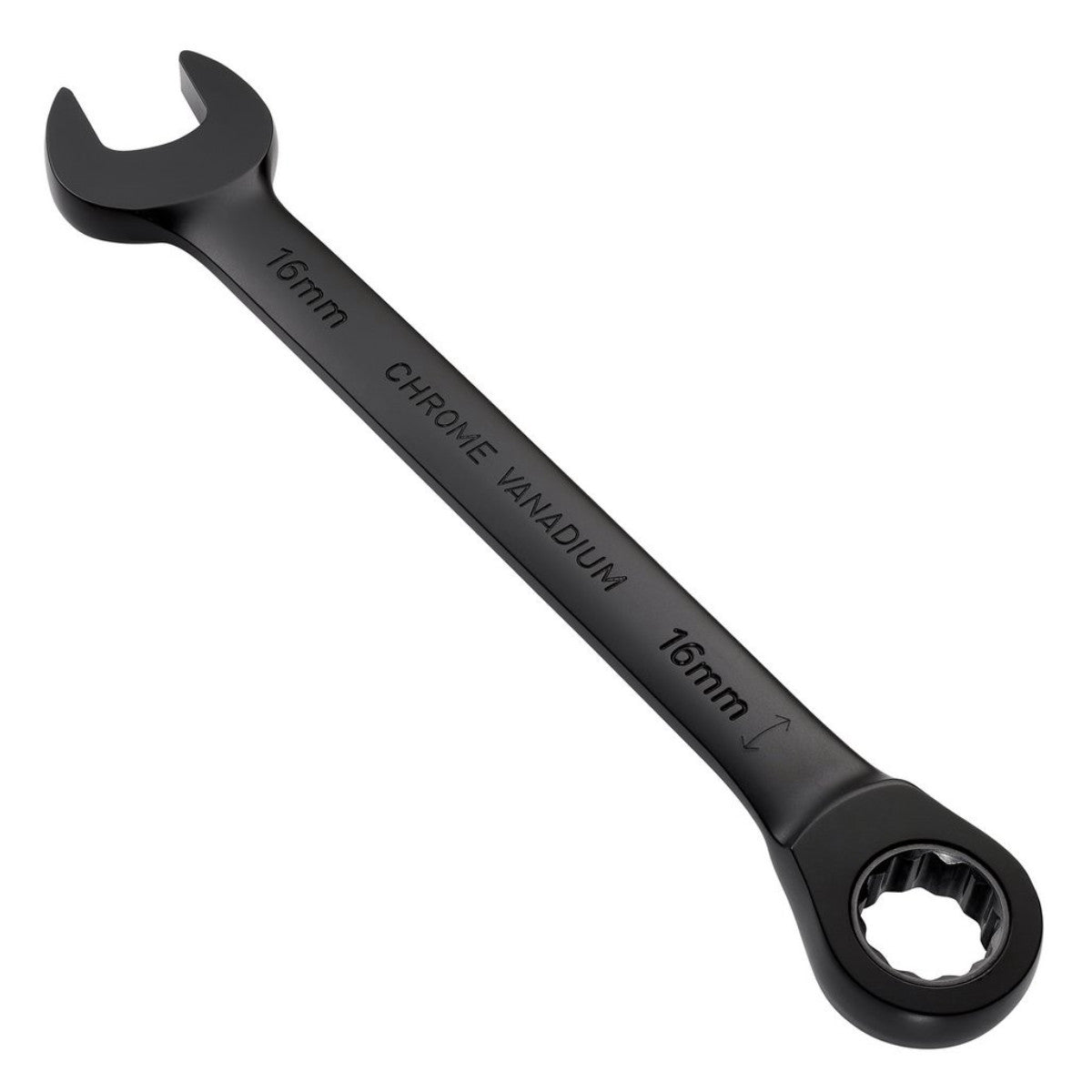 Draper Expert HI-TORQ Metric Reversible Ratchet Combination Spanner, 16mm, Black 03906