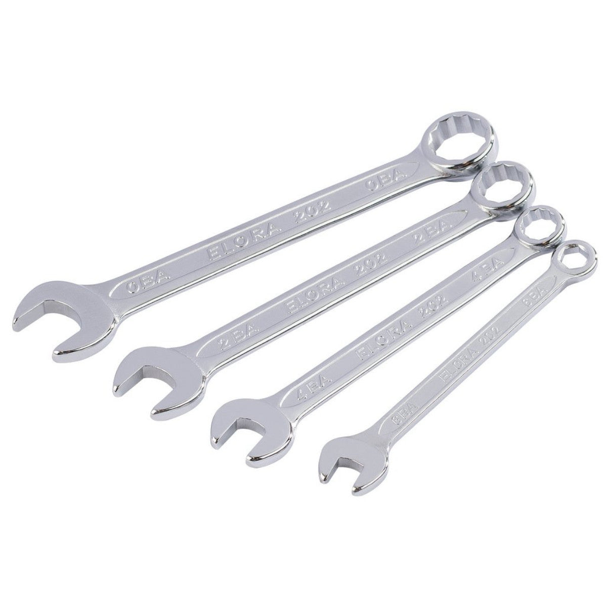Elora Midget BA Combination Spanner Set (4 Piece) 04197