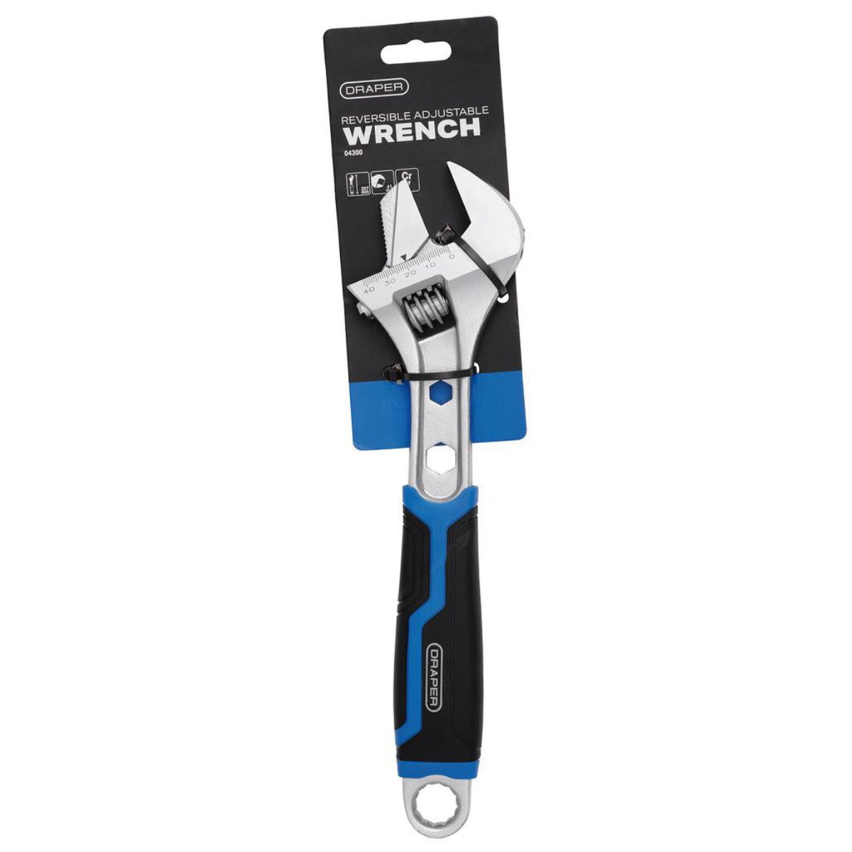 Draper Reversible Adjustable Wrench, 307mm 04300