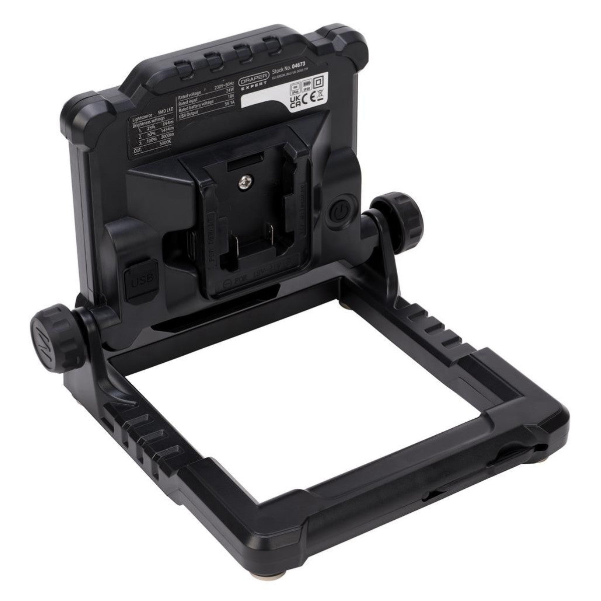 Draper Expert SMD LED AC/DC Hybrid Work Light, 3000 Lumens, 24W 04673