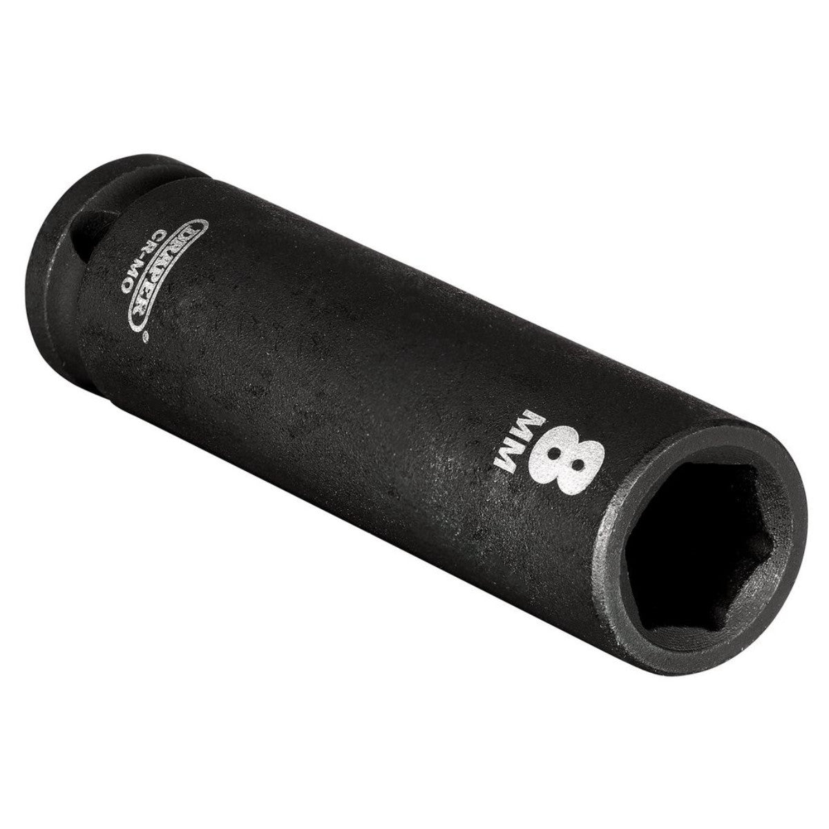 Draper HI-TORQ 6 Point Deep Impact Socket, 1/4" Sq. Dr., 8mm 05186