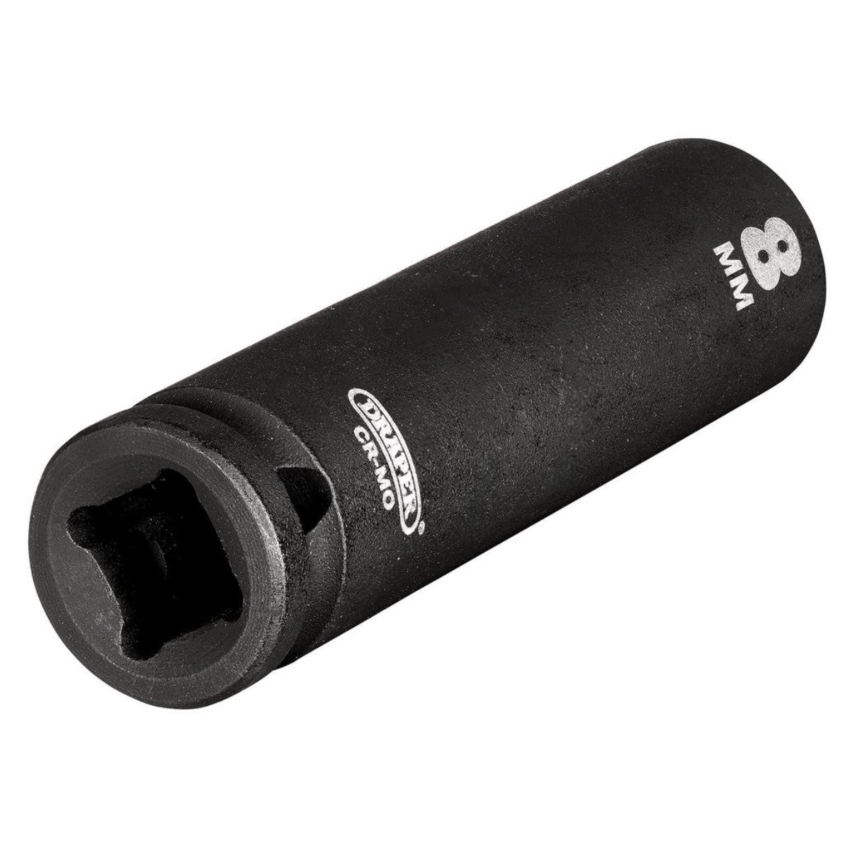 Draper HI-TORQ 6 Point Deep Impact Socket, 1/4" Sq. Dr., 8mm 05186