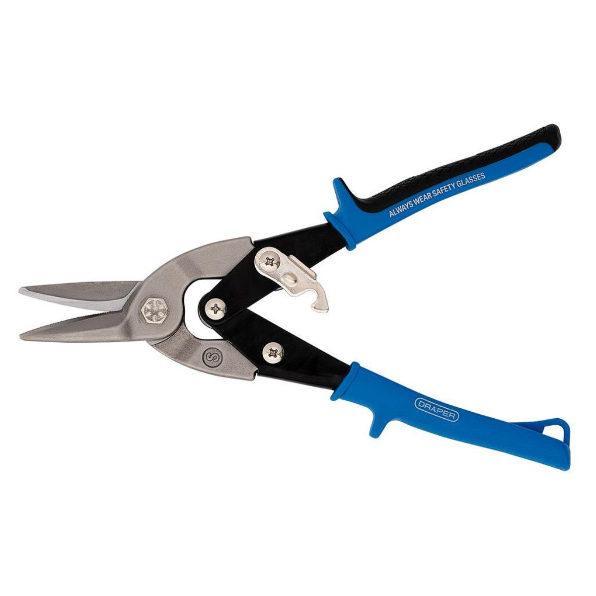 Draper Soft Grip Compound Action Tin Snips/Aviation Shears, 250mm 05524