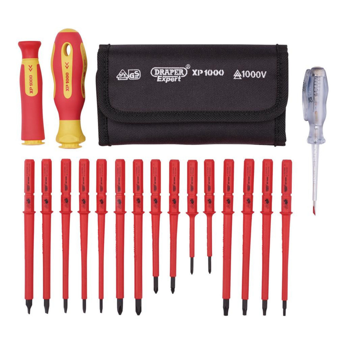XP1000 VDE Interchangeable Blade Screwdriver Set (18 Piece) 05776